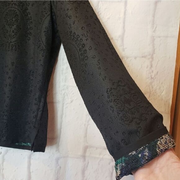 VINTAGE HANDMADE Reversible Blazer Jacket Medium - Picture 8 of 11